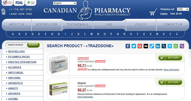 Trazodone hydrochloride 50 mg uses - Buy Trazodone Online Over the Counter